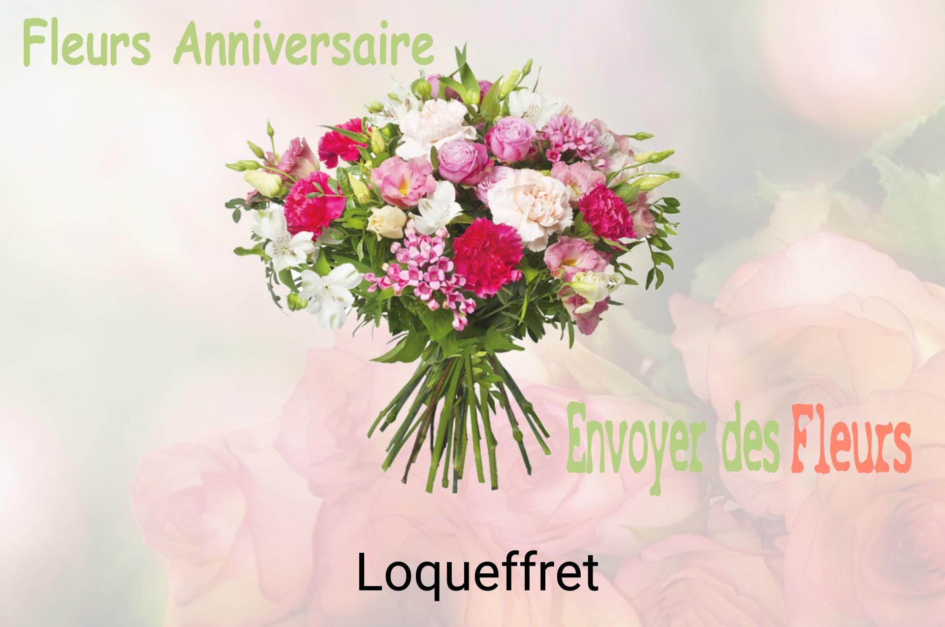 Bouquet de fleurs d’anniversaire livré à Loqueffret